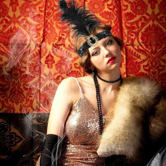 1920's flapper headband
